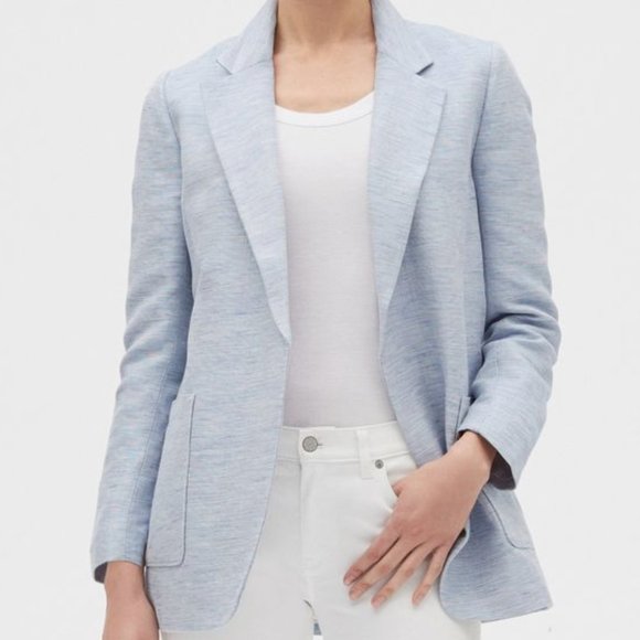 Banana Republic Factory Jackets & Blazers - Banana Republic Factory Blazer Light Blue Size 8